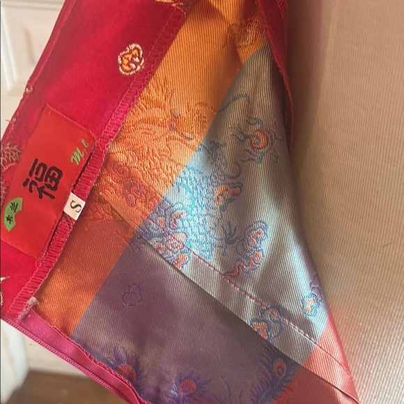 Cheongsam Chinese sleeveless dragon print dress size Small - Picture 4 of 6